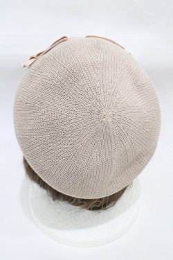 画像2: m petit by misako / AMリボンサーモベレー  ベージュ H-25-12-19-1007-LO-AC-NS-ZH