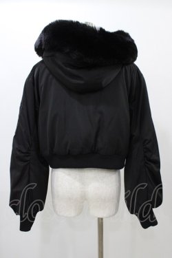 画像2: EATME / ファイクファーフードブルゾン Free ブラック H-25-12-19-1060-LO-JA-NS-ZH