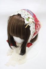 画像3: Miss Point（海外ロリータブランド） / バイエルンの少女 カントリー風スカート[ロングタイプ] M レッド H-25-12-19-1014-EL-SK-NS-ZH (3)