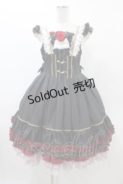 画像1: metamorphose / GRANBLUE FANTASYコラボ/ヴァンピィジャンパースカート Free ブラック H-25-12-19-1015-ME-OP-NS-ZH