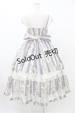 画像2: metamorphose / アンティークブーケミディアムジャンパースカート サイズ1 ブルー H-25-12-19-1016-ME-OP-NS-ZH