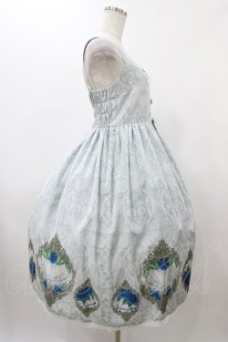 画像3: Enchantlicenchantilly / 薔薇のお庭でかくれんぼジャンパースカート Free ブルーグレー H-25-12-19-1017-0-OP-NS-ZH