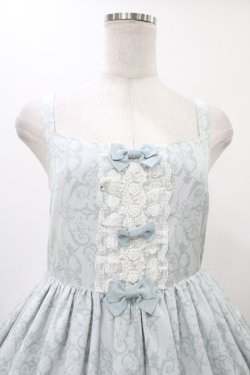 画像4: Enchantlicenchantilly / 薔薇のお庭でかくれんぼジャンパースカート Free ブルーグレー H-25-12-19-1017-0-OP-NS-ZH