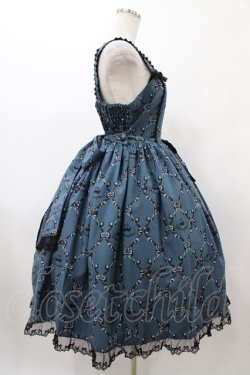 画像3: metamorphose / Dressy Ribbonジャンパースカート サイズ1 ブルー H-25-12-19-1019-ME-OP-NS-ZH