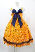 metamorphose / Sweet Spooky Night ベビードールジャンパースカート サイズ1 オレンジ H-25-12-19-1020-ME-OP-NS-ZH