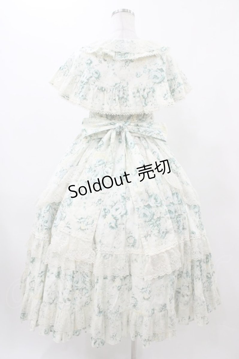 画像2: metamorphose / ロザリーケープ付きジャンパースカート サイズ1 ノスタルジックミント H-25-12-19-1021-ME-OP-NS-ZH (2)