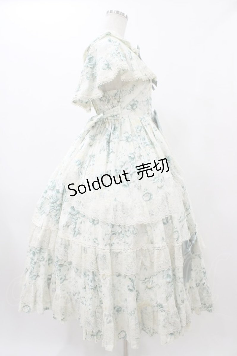 画像3: metamorphose / ロザリーケープ付きジャンパースカート サイズ1 ノスタルジックミント H-25-12-19-1021-ME-OP-NS-ZH (3)