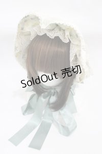 metamorphose / ロザリーフリルボンネット  ノスタルジックミント H-25-12-19-1004-ME-AC-NS-ZH