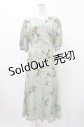 KANEKO ISAO / 花柄ワンピース Free グリーン H-25-12-19-1022-EL-OP-NS-ZH