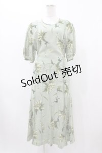 KANEKO ISAO / 花柄ワンピース Free グリーン H-25-12-19-1022-EL-OP-NS-ZH