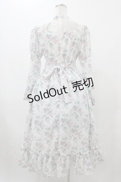画像2: Kurumi Collaboration / KRハナジゴスリーブワンピース M ホワイト H-25-12-19-1024-0-OP-NS-ZH