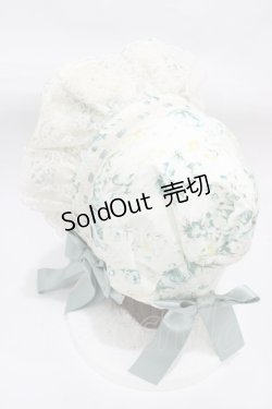 画像2: metamorphose / ロザリーフリルボンネット  ノスタルジックミント H-25-12-19-1004-ME-AC-NS-ZH