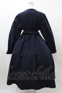 画像2: virally / 星名桜子/クラシックリボンワンピース LL ネイビー H-25-12-19-1029-0-OP-NS-ZH