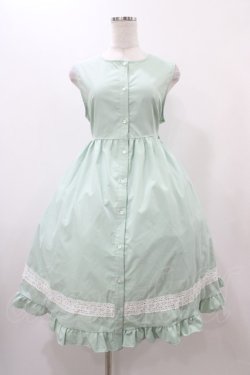 画像1: CHIP CLIP / 五月アイ/ジャンパースカート M ミント H-25-12-19-1033-0-OP-NS-ZH