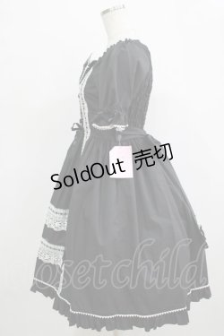 画像2: metamorphose / Dress up はしごレースリボンワンピース サイズ1 ブラック H-25-12-19-001-ME-OP-NS-ZH