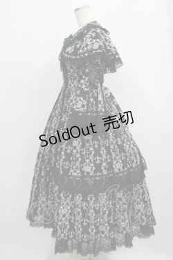 画像2: metamorphose / クラウンクロスケープ付ロングドレス サイズ1 ブラック H-25-12-19-006-ME-OP-NS-ZH