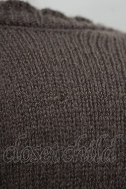 画像5: m petit by misako / AM*リボンニットボレロ L ブラウン H-25-12-19-048-LO-TO-NS-ZH