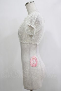 画像2: To Alice / ハートドットチュールトップス M オフ H-25-12-19-049-LO-TO-NS-ZH