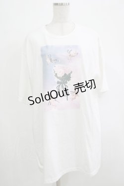 画像1: DearMyLove / 選べるプリント柄ビッグT Free ホワイト H-25-12-19-051-EL-TS-NS-ZH