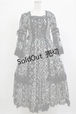 画像4: metamorphose / クラウンクロスケープ付ロングドレス サイズ1 ブラック H-25-12-19-006-ME-OP-NS-ZH