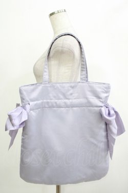 画像2: Maison de FLEUR / ダブルリボントート  ラベンダー H-25-12-19-053-LO-BG-NS-ZH