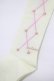 画像2: metamorphose / Lace up dollオーバーニーソックス  アイボリー H-25-12-19-057-ME-ZA-NS-ZH (2)