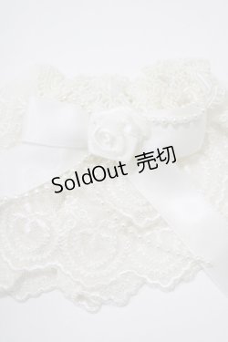 画像2: metamorphose / バラ付レースカフス  ホワイト H-25-12-19-061-ME-ZA-NS-ZH