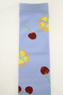 画像3: metamorphose / Juicy basketオーバーニー  ブルー H-25-12-19-062-ME-ZA-NS-ZH