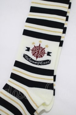 画像2: metamorphose / コンパスボーダーオーバーニー  ブラック H-25-12-19-063-ME-ZA-NS-ZH