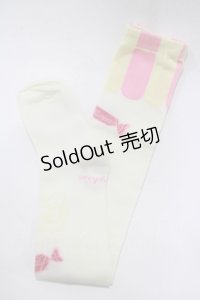 metamorphose / Candy showerオーバーニー  アイボリー H-25-12-19-064-ME-ZA-NS-ZH