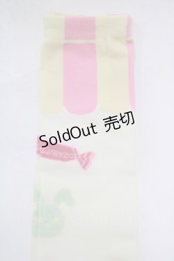 画像3: metamorphose / Candy showerオーバーニー  アイボリー H-25-12-19-064-ME-ZA-NS-ZH