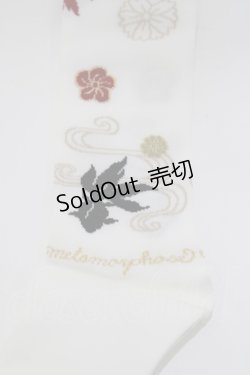 画像2: metamorphose / 乙女の白昼夢オーバーニー  ホワイト H-25-12-19-065-ME-ZA-NS-ZH