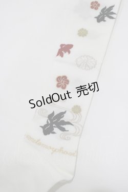 画像2: metamorphose / 乙女の白昼夢オーバーニー  ホワイト H-25-12-19-068-ME-ZA-NS-ZH