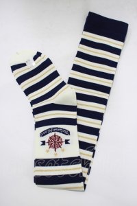 metamorphose / コンパスボーダーオーバーニー  ネイビー H-25-12-19-069-ME-ZA-NS-ZH