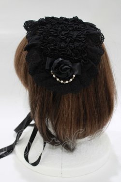 画像2: metamorphose / チュールレースヘッドドレス  ブラック H-25-12-19-073-ME-AC-NS-ZH