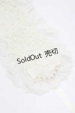 画像3: metamorphose / チュールレースヘッドドレス  アイボリー H-25-12-19-074-ME-AC-NS-ZH