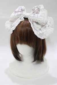 ALICE and the PIRATES / アリスと時計塔の秘密柄リボンカチューシャ  ゴースト H-25-12-19-075-PA-AC-NS-ZH