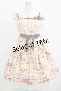 Innocent World / ベイクドスイーツハイウエストジャンパースカート M 生成り H-25-12-19-010-IW-OP-NS-ZH