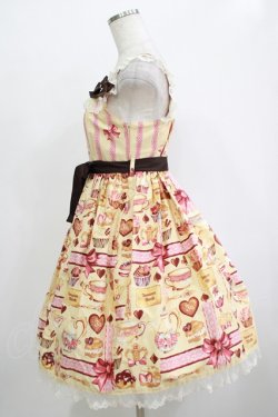 画像2: Innocent World / ベイクドスイーツハイウエストジャンパースカート M 生成り H-25-12-19-010-IW-OP-NS-ZH