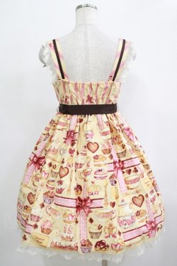 画像3: Innocent World / ベイクドスイーツハイウエストジャンパースカート M 生成り H-25-12-19-010-IW-OP-NS-ZH