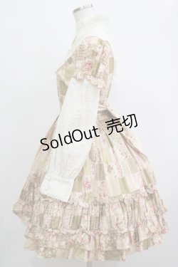 画像2: Pina sweetcollection / パッチワーク柄ワンピース Free 生成り H-25-12-19-013-LO-OP-NS-ZH