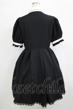 画像3: LALAJK（海外ロリータブランド） / Vフリルワンピース XL ブラック H-25-12-19-017-PU-OP-NS-ZH