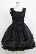 Angelic Pretty / フェアリープリンセスSetのジャンパースカート Free ブラック H-25-12-19-020-AP-OP-NS-ZH
