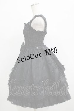 画像2: Angelic Pretty / フェアリープリンセスSetのジャンパースカート Free ブラック H-25-12-19-020-AP-OP-NS-ZH