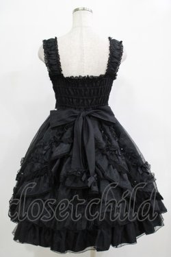 画像3: Angelic Pretty / フェアリープリンセスSetのジャンパースカート Free ブラック H-25-12-19-020-AP-OP-NS-ZH