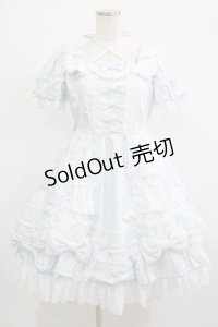 Angelic Pretty / Dreamy Creamワンピース Free サックス H-25-12-19-022-AP-OP-NS-ZH