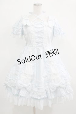 画像1: Angelic Pretty / Dreamy Creamワンピース Free サックス H-25-12-19-022-AP-OP-NS-ZH