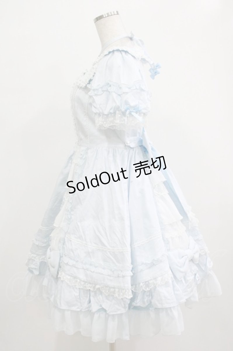 画像2: Angelic Pretty / Dreamy Creamワンピース Free サックス H-25-12-19-022-AP-OP-NS-ZH (2)