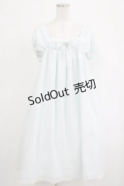 画像1: ALICE and the PIRATES / Nighty nightミニ袖ジャンパースカート Free サックス H-25-12-19-024-PA-OP-NS-ZH