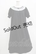 m petit by misako / レース襟カットワンピース M ブラック H-25-12-20-020-LO-OP-NS-ZH